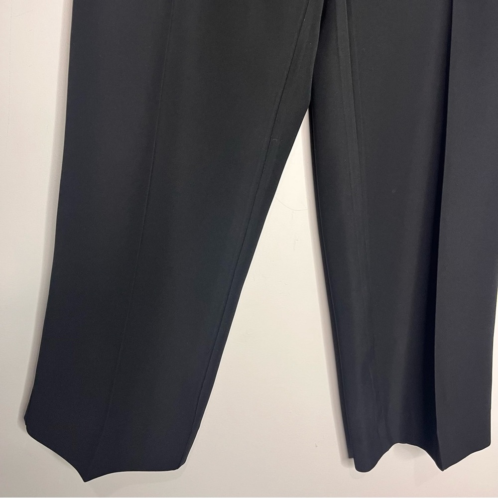 Joseph Ribkoff High Waisted Front Zip Black Dress Pants Straight Leg, size 10 - Picture 5 of 12
